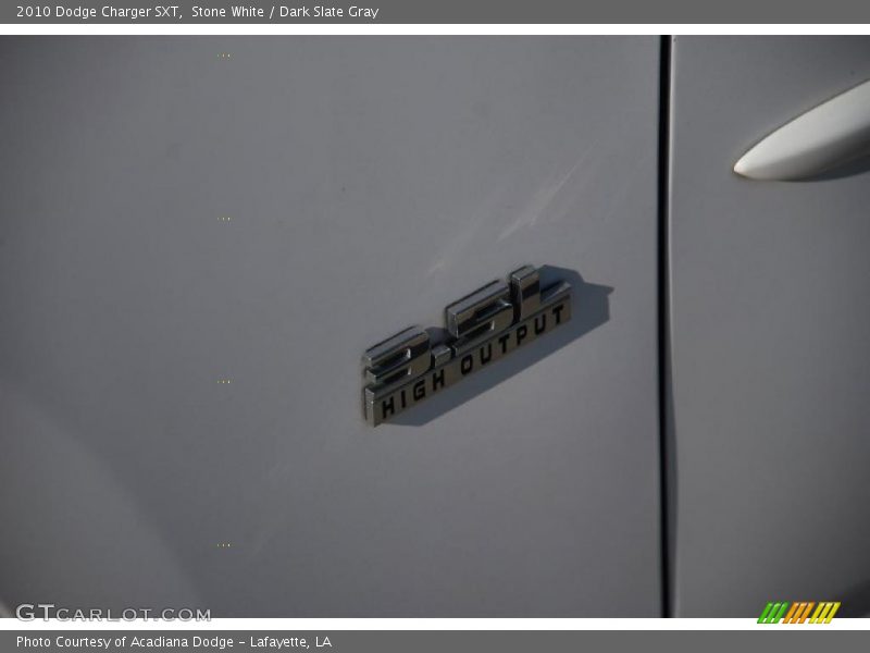 Stone White / Dark Slate Gray 2010 Dodge Charger SXT