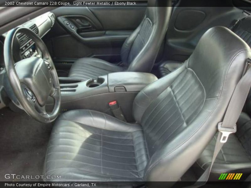 Light Pewter Metallic / Ebony Black 2002 Chevrolet Camaro Z28 Coupe