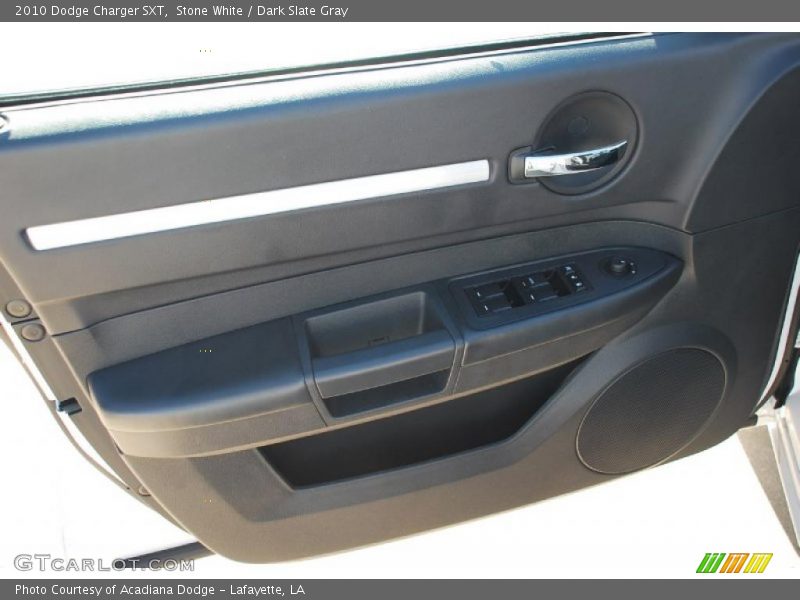 Stone White / Dark Slate Gray 2010 Dodge Charger SXT