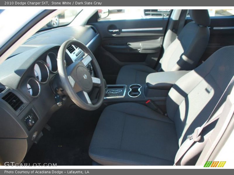 Stone White / Dark Slate Gray 2010 Dodge Charger SXT