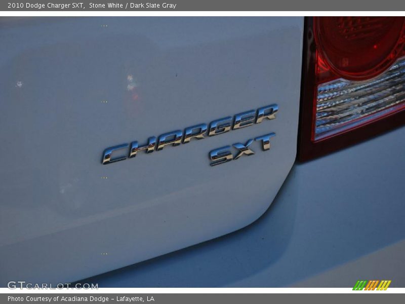 Stone White / Dark Slate Gray 2010 Dodge Charger SXT