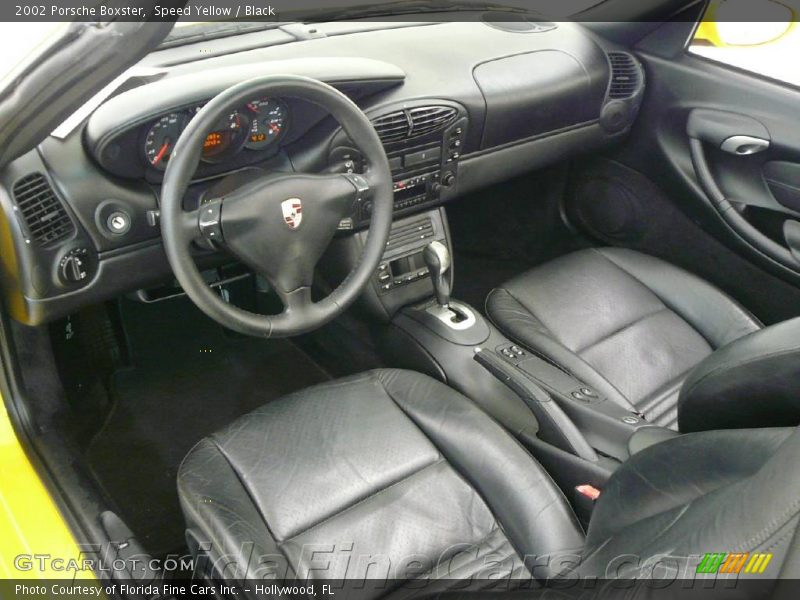 Speed Yellow / Black 2002 Porsche Boxster