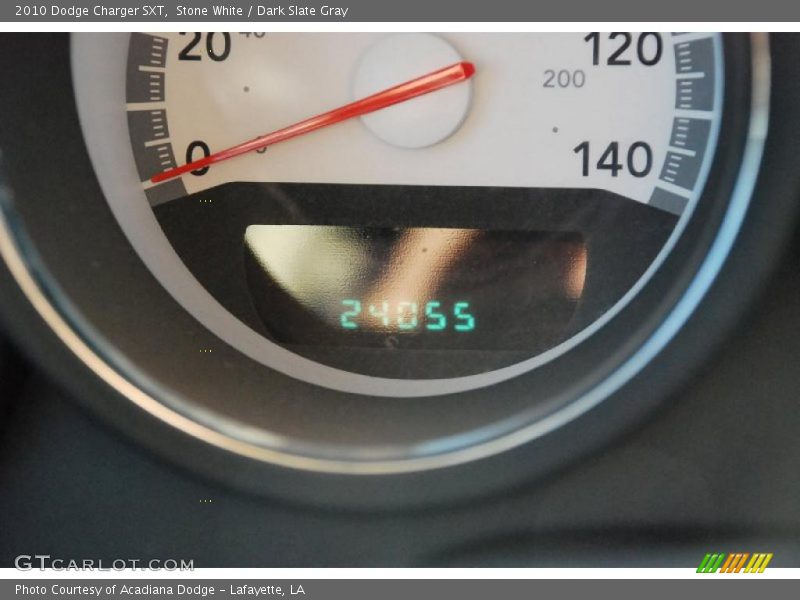Stone White / Dark Slate Gray 2010 Dodge Charger SXT