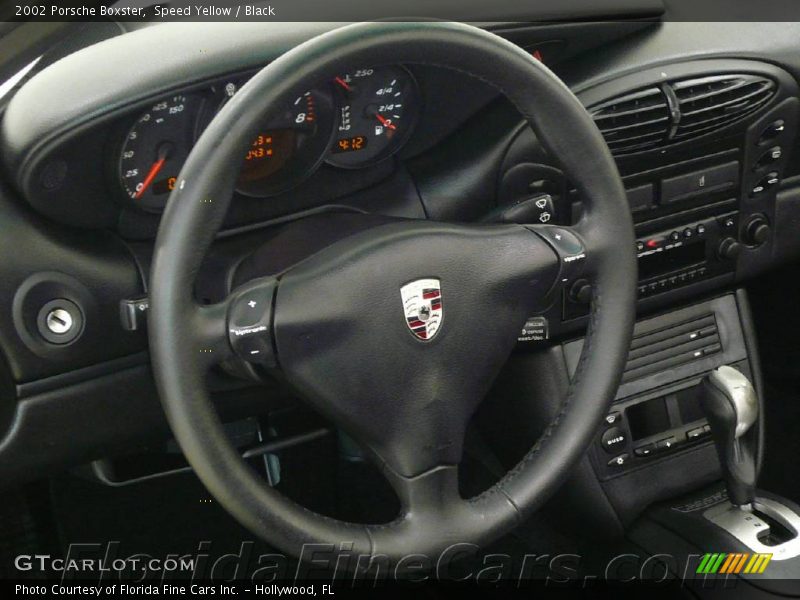 Speed Yellow / Black 2002 Porsche Boxster