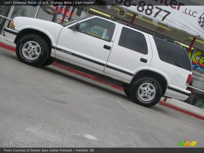 Olympic White / Dark Pewter 1997 Chevrolet Blazer LS 4x4