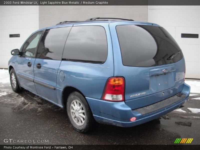 Light Sapphire Blue Metallic / Medium Graphite 2003 Ford Windstar LX