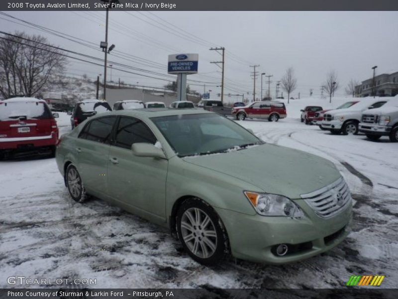 Silver Pine Mica / Ivory Beige 2008 Toyota Avalon Limited