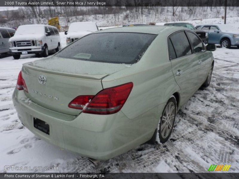 Silver Pine Mica / Ivory Beige 2008 Toyota Avalon Limited