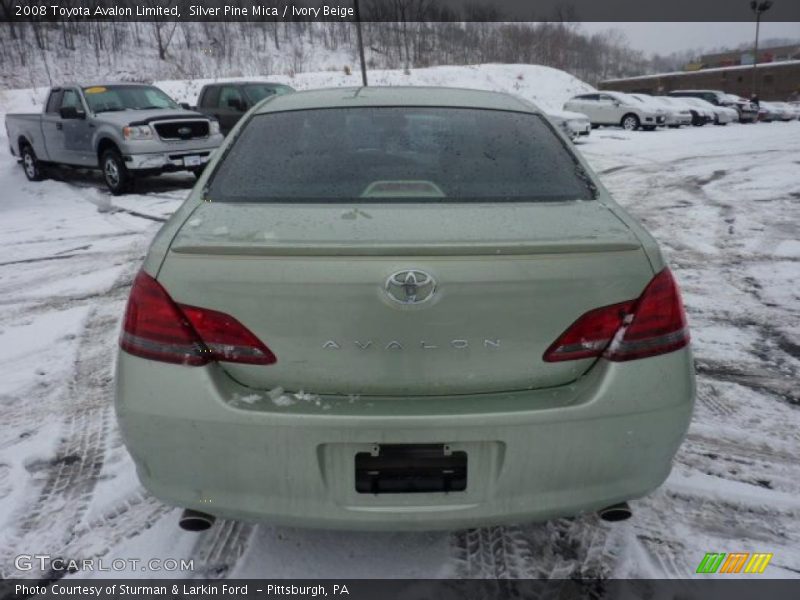 Silver Pine Mica / Ivory Beige 2008 Toyota Avalon Limited