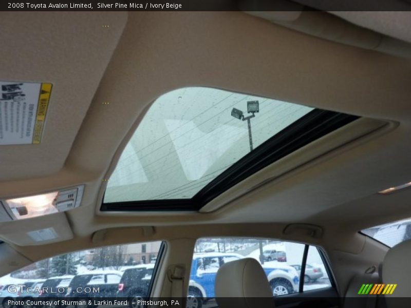 Silver Pine Mica / Ivory Beige 2008 Toyota Avalon Limited