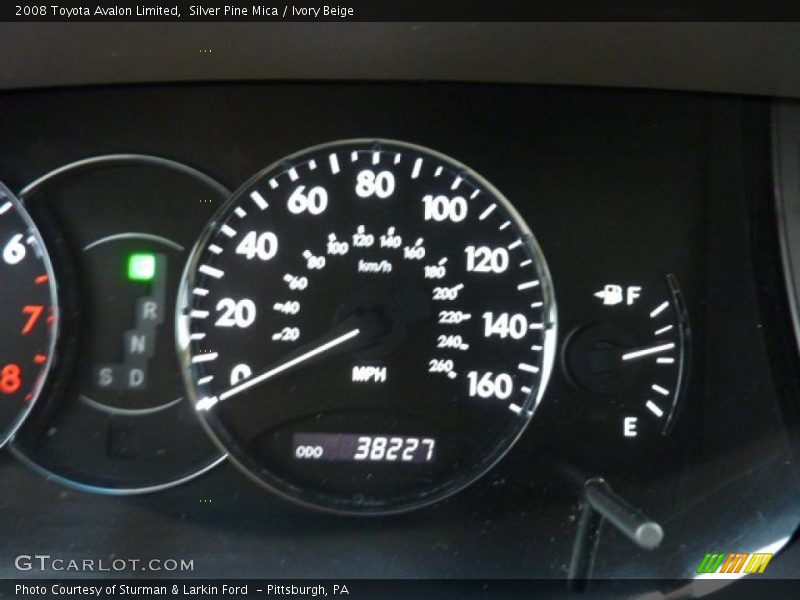 Silver Pine Mica / Ivory Beige 2008 Toyota Avalon Limited