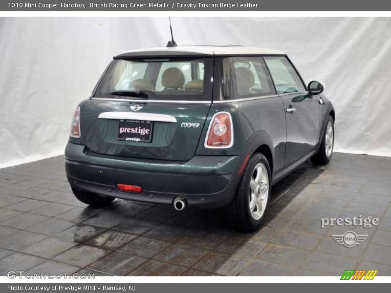 British Racing Green Metallic / Gravity Tuscan Beige Leather 2010 Mini Cooper Hardtop