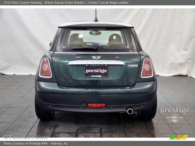 British Racing Green Metallic / Gravity Tuscan Beige Leather 2010 Mini Cooper Hardtop