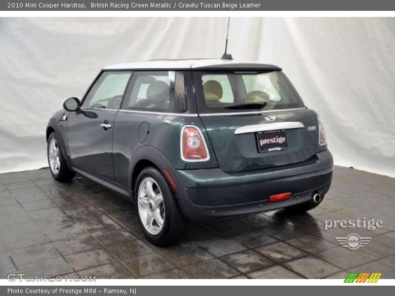 British Racing Green Metallic / Gravity Tuscan Beige Leather 2010 Mini Cooper Hardtop