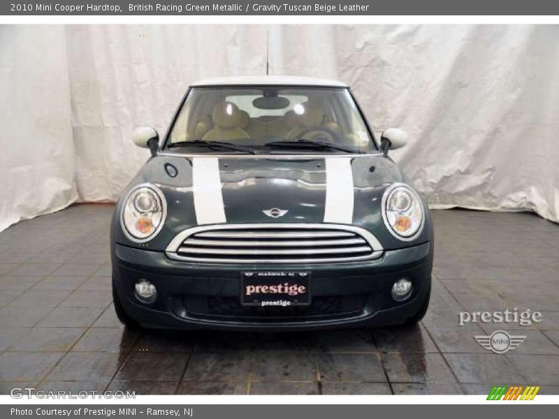 British Racing Green Metallic / Gravity Tuscan Beige Leather 2010 Mini Cooper Hardtop