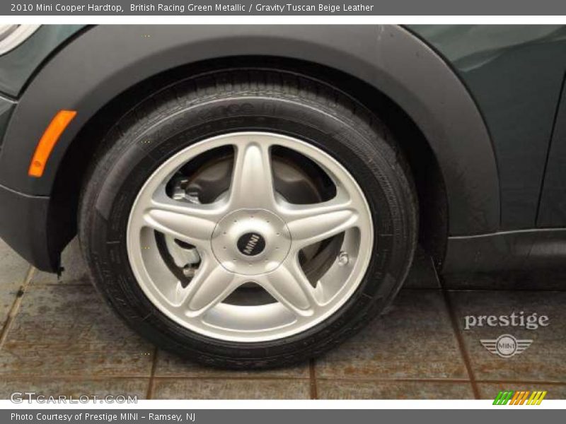 British Racing Green Metallic / Gravity Tuscan Beige Leather 2010 Mini Cooper Hardtop