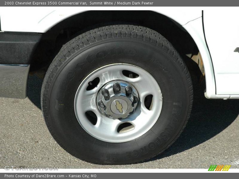 Summit White / Medium Dark Pewter 2003 Chevrolet Express 3500 Commercial Van