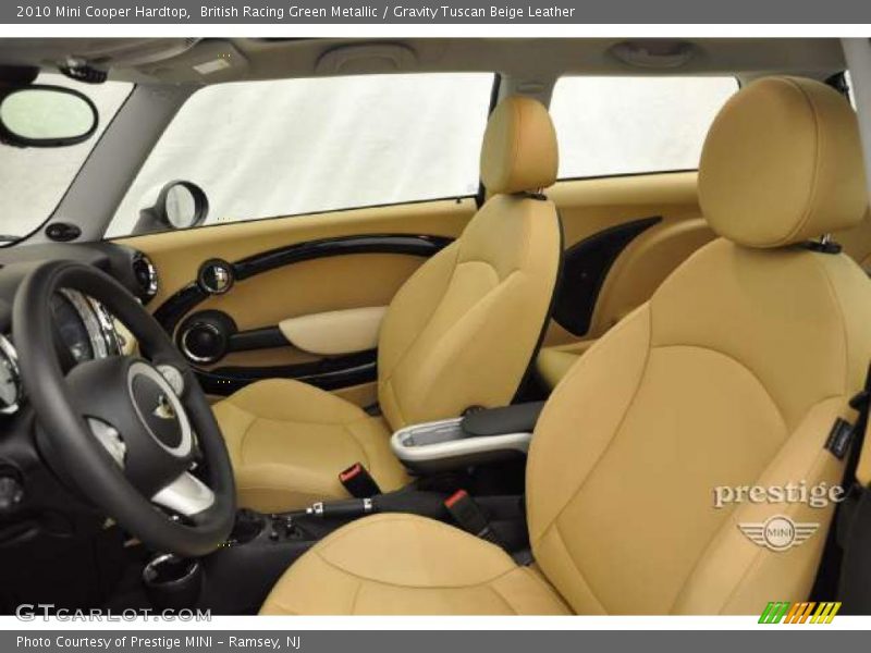 British Racing Green Metallic / Gravity Tuscan Beige Leather 2010 Mini Cooper Hardtop