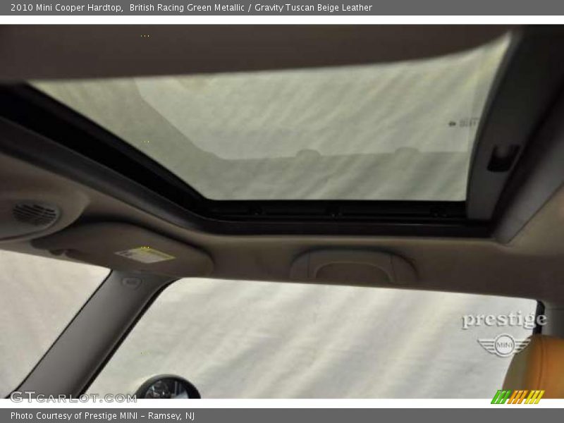 British Racing Green Metallic / Gravity Tuscan Beige Leather 2010 Mini Cooper Hardtop
