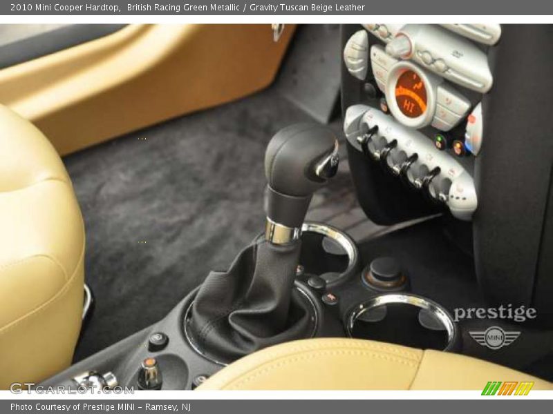 British Racing Green Metallic / Gravity Tuscan Beige Leather 2010 Mini Cooper Hardtop