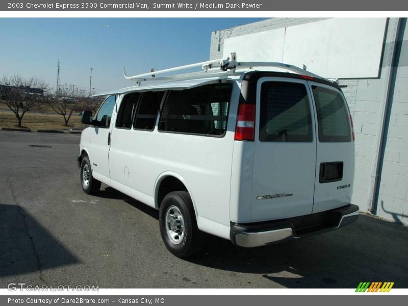 Summit White / Medium Dark Pewter 2003 Chevrolet Express 3500 Commercial Van