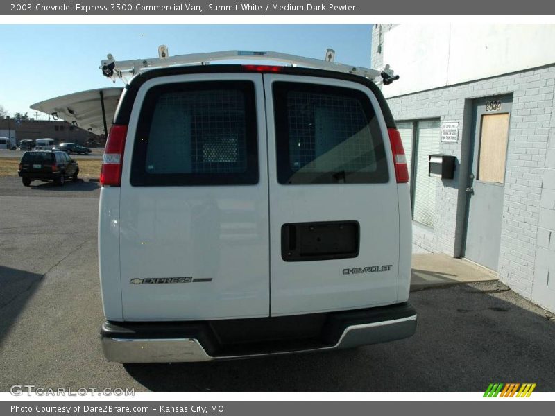 Summit White / Medium Dark Pewter 2003 Chevrolet Express 3500 Commercial Van