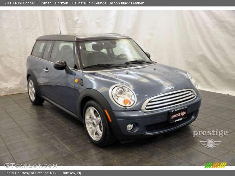 Horizon Blue Metallic / Lounge Carbon Black Leather 2010 Mini Cooper Clubman