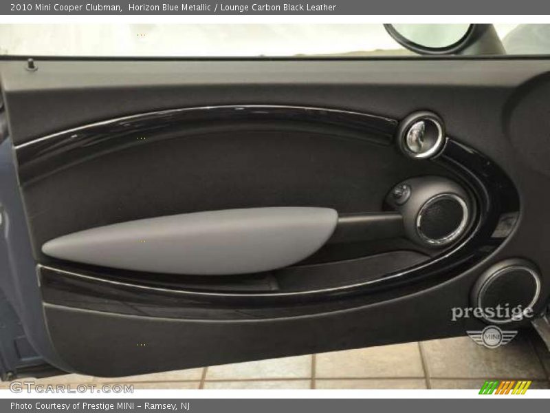 Horizon Blue Metallic / Lounge Carbon Black Leather 2010 Mini Cooper Clubman