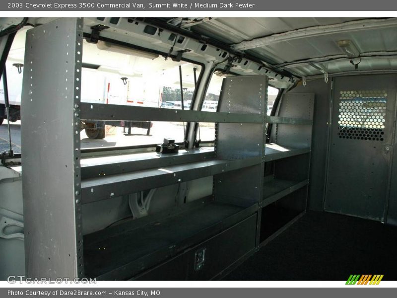 Summit White / Medium Dark Pewter 2003 Chevrolet Express 3500 Commercial Van