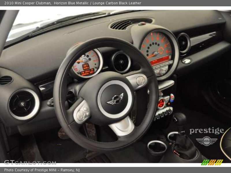 Horizon Blue Metallic / Lounge Carbon Black Leather 2010 Mini Cooper Clubman