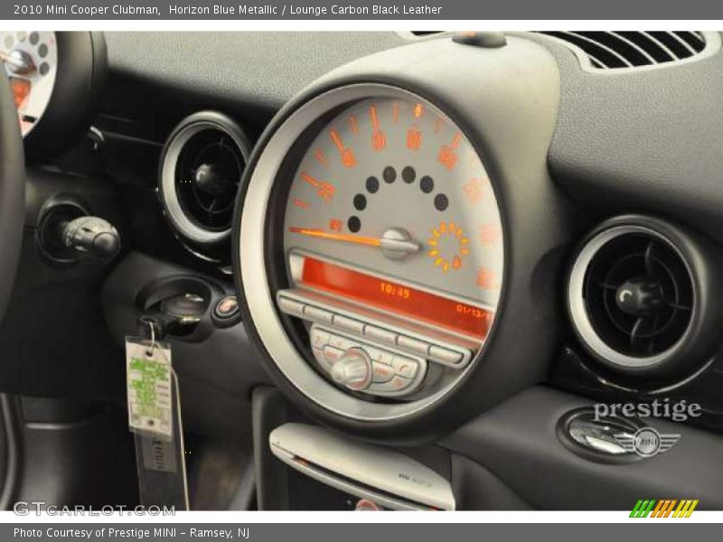 Horizon Blue Metallic / Lounge Carbon Black Leather 2010 Mini Cooper Clubman