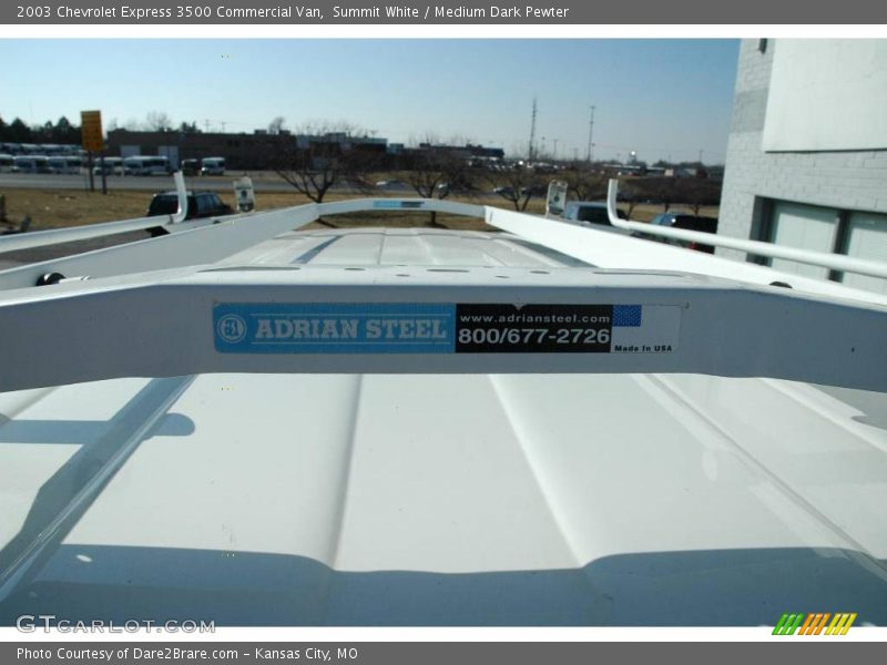 Summit White / Medium Dark Pewter 2003 Chevrolet Express 3500 Commercial Van