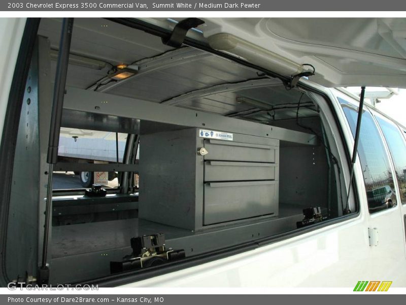 Summit White / Medium Dark Pewter 2003 Chevrolet Express 3500 Commercial Van