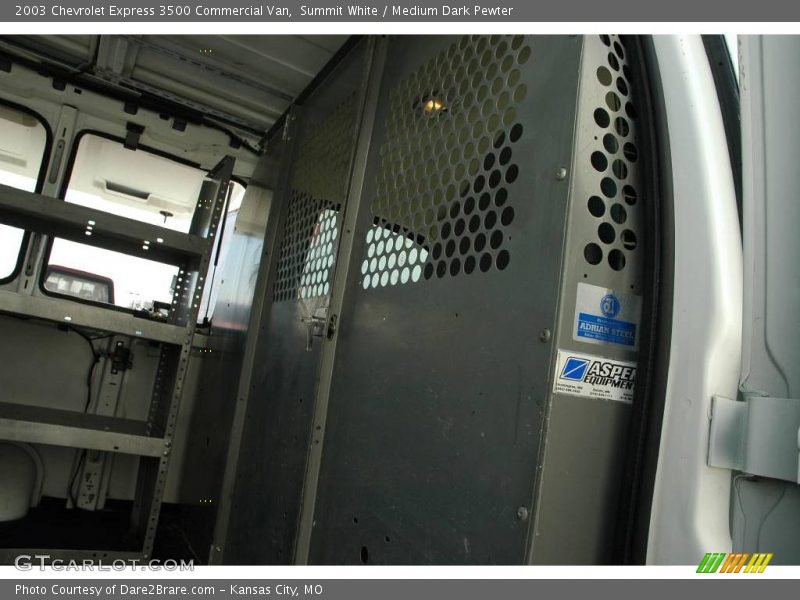 Summit White / Medium Dark Pewter 2003 Chevrolet Express 3500 Commercial Van