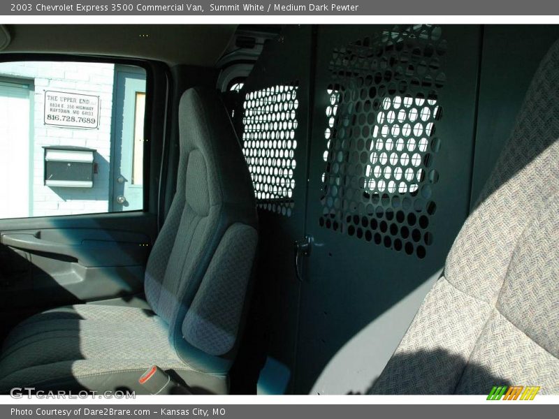 Summit White / Medium Dark Pewter 2003 Chevrolet Express 3500 Commercial Van