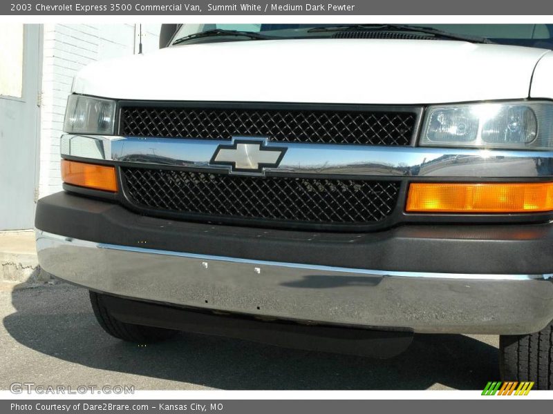 Summit White / Medium Dark Pewter 2003 Chevrolet Express 3500 Commercial Van