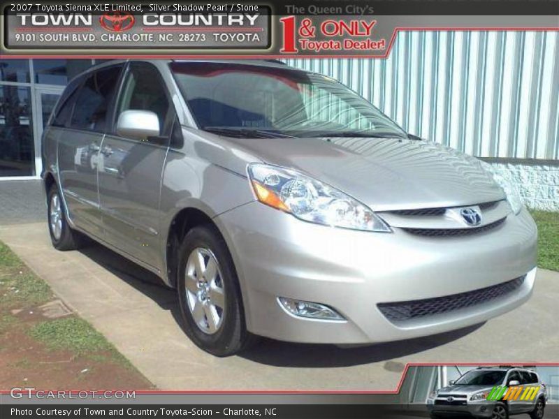 Silver Shadow Pearl / Stone 2007 Toyota Sienna XLE Limited