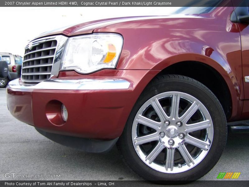 Cognac Crystal Pearl / Dark Khaki/Light Graystone 2007 Chrysler Aspen Limited HEMI 4WD
