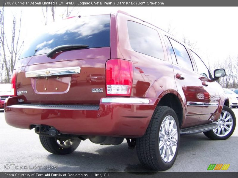 Cognac Crystal Pearl / Dark Khaki/Light Graystone 2007 Chrysler Aspen Limited HEMI 4WD