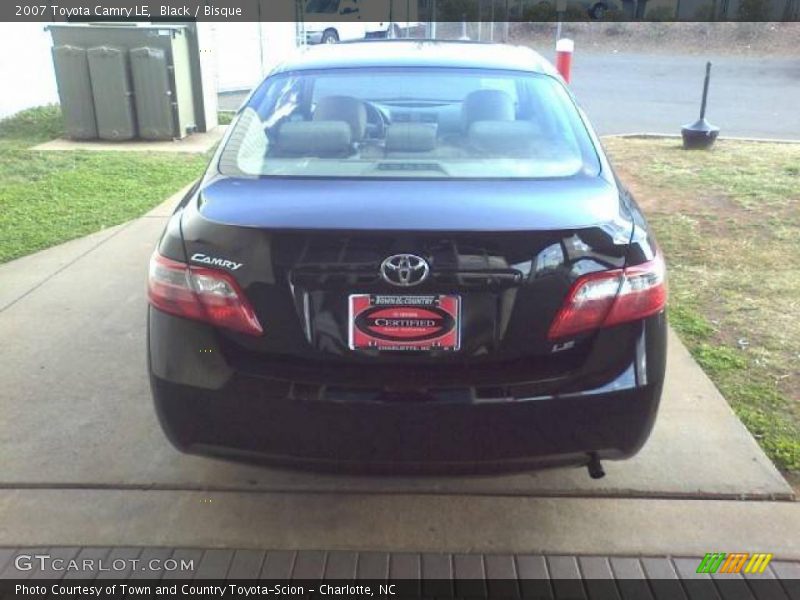 Black / Bisque 2007 Toyota Camry LE