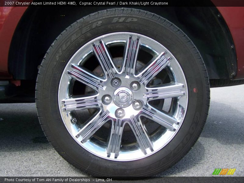 Cognac Crystal Pearl / Dark Khaki/Light Graystone 2007 Chrysler Aspen Limited HEMI 4WD