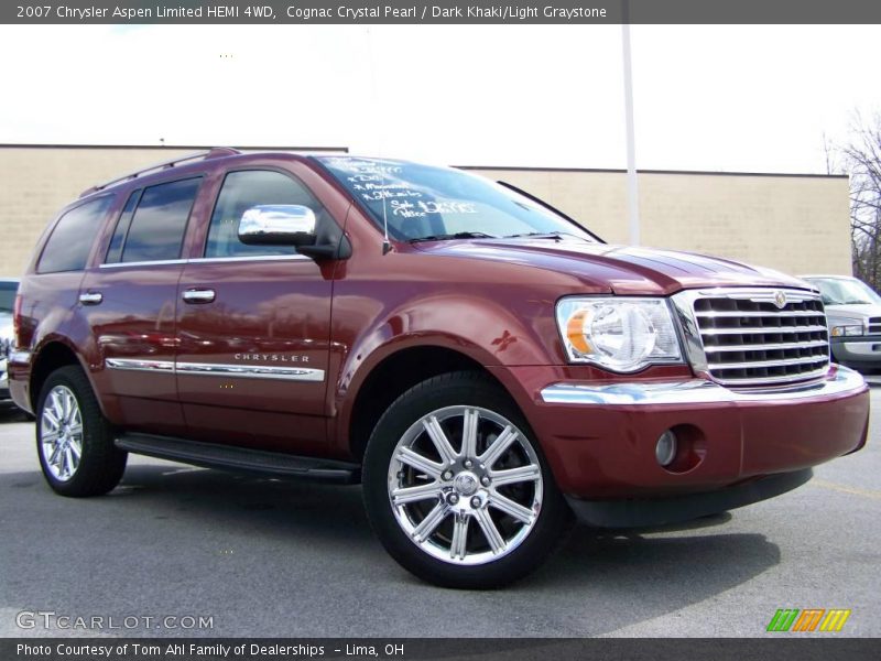 Cognac Crystal Pearl / Dark Khaki/Light Graystone 2007 Chrysler Aspen Limited HEMI 4WD