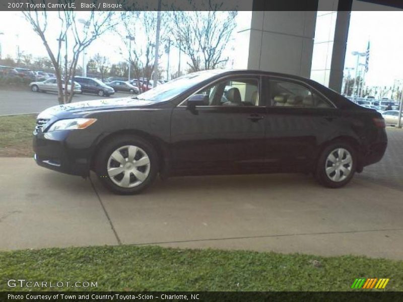 Black / Bisque 2007 Toyota Camry LE