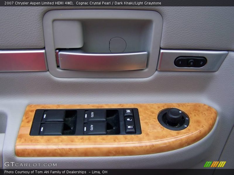 Cognac Crystal Pearl / Dark Khaki/Light Graystone 2007 Chrysler Aspen Limited HEMI 4WD