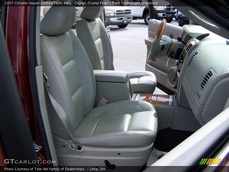 Cognac Crystal Pearl / Dark Khaki/Light Graystone 2007 Chrysler Aspen Limited HEMI 4WD
