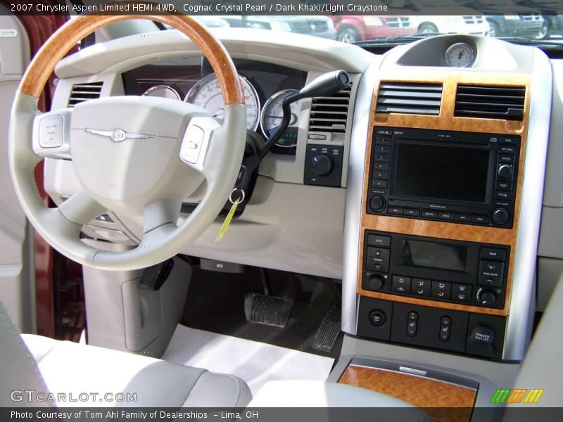 Cognac Crystal Pearl / Dark Khaki/Light Graystone 2007 Chrysler Aspen Limited HEMI 4WD