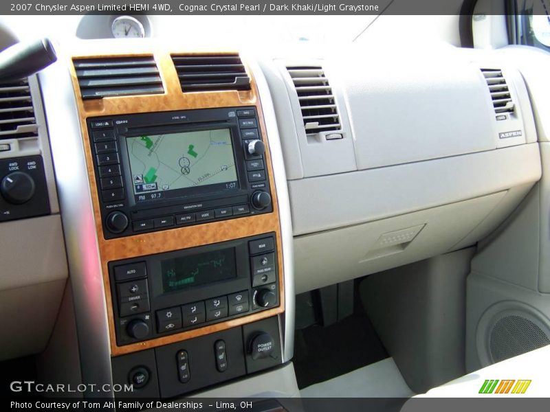 Cognac Crystal Pearl / Dark Khaki/Light Graystone 2007 Chrysler Aspen Limited HEMI 4WD