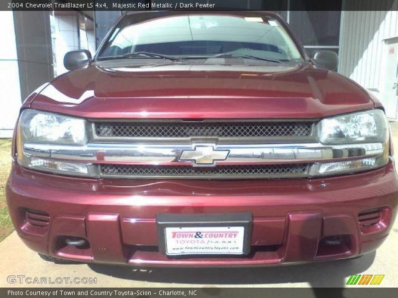 Majestic Red Metallic / Dark Pewter 2004 Chevrolet TrailBlazer LS 4x4