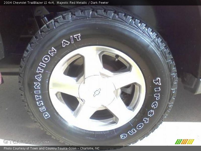 Majestic Red Metallic / Dark Pewter 2004 Chevrolet TrailBlazer LS 4x4