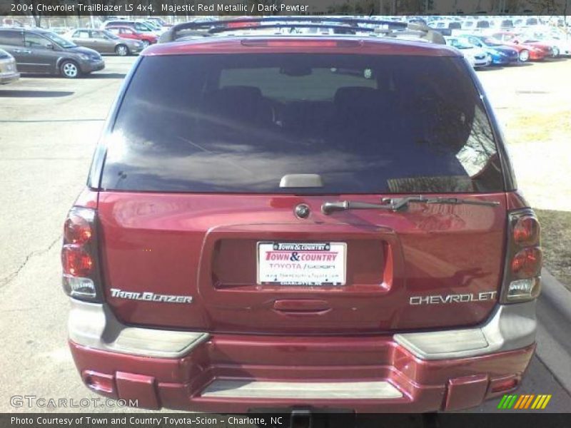 Majestic Red Metallic / Dark Pewter 2004 Chevrolet TrailBlazer LS 4x4